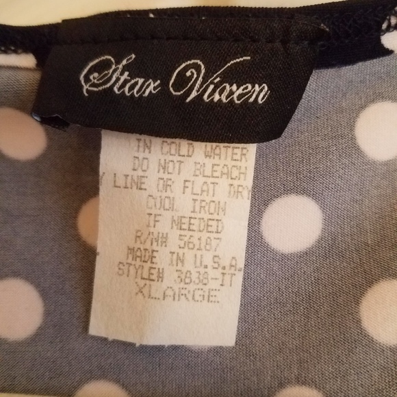 Navy polka dot dress skater - Picture 4 of 5